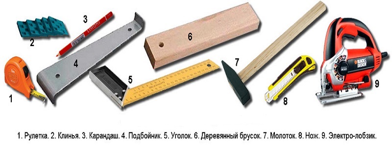 Инструменты для укладки ламината